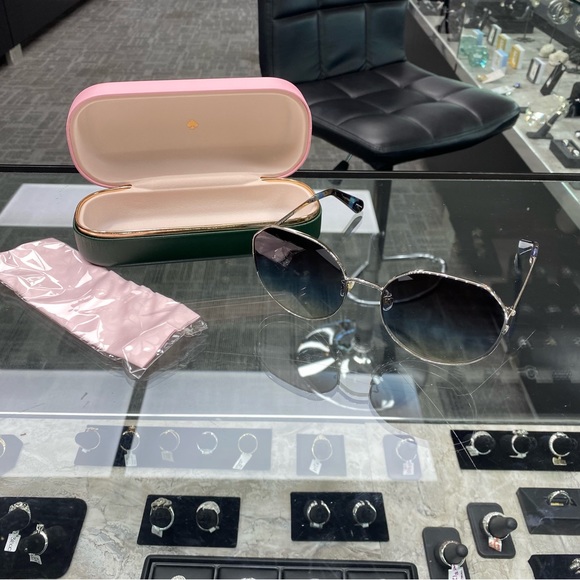 KATE SPADE NEW YORK carlita 60mm aviator sunglasses main image 8